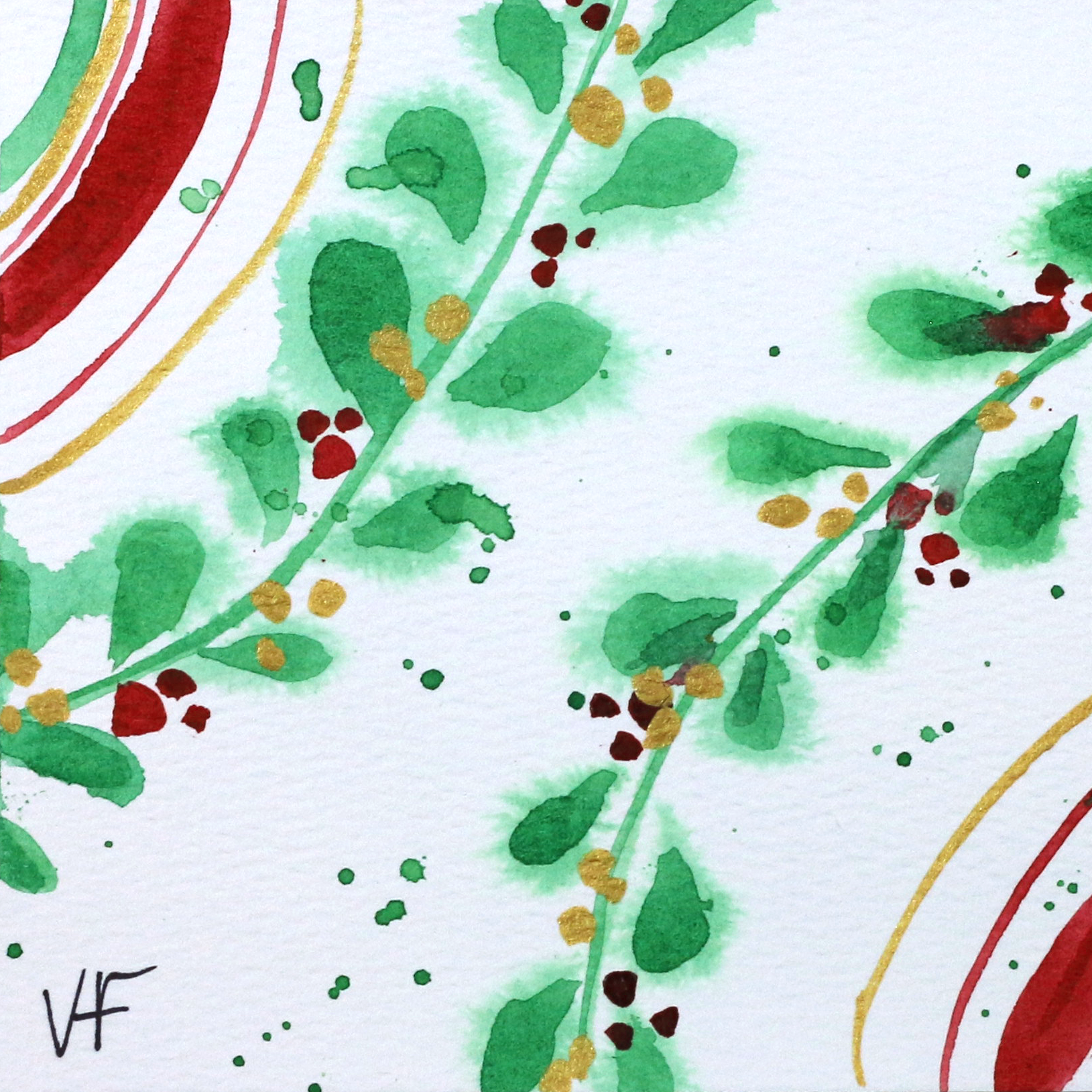 Adult (18+) Watercolor Holiday Cards</br>Dec 19th
